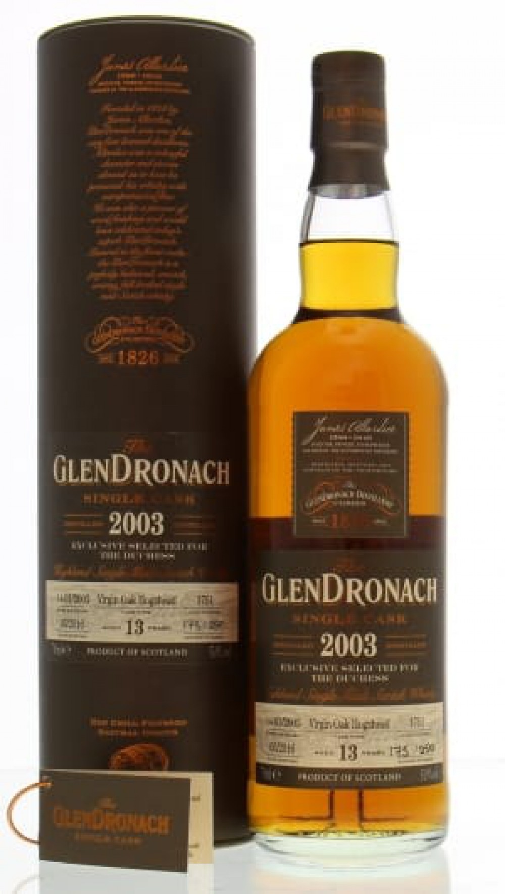Glendronach Exclusively selected for the Duchess