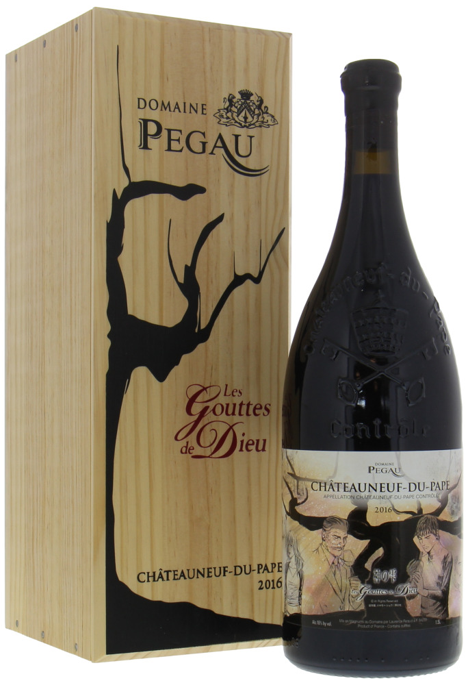Pegau　Chateauneuf　Pape　Les　Best　Domaine　Wines　Gouttes　du　Dieu　de　du　of　Cuvee　2016